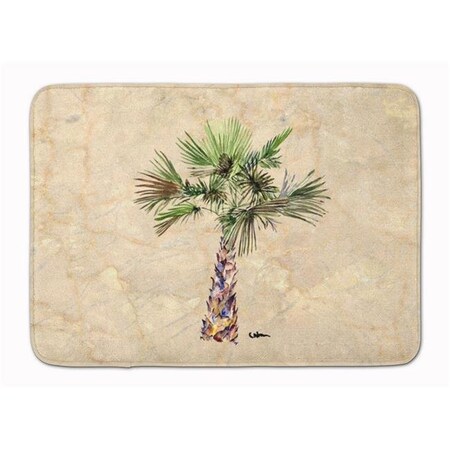 Carolines Treasures Carolines Treasures 8480RUG Palm Tree Machine Washable Memory Foam Mat 8480RUG